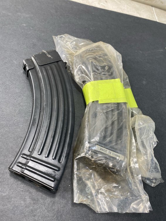 2 AK-47 Curved Steel Magazine