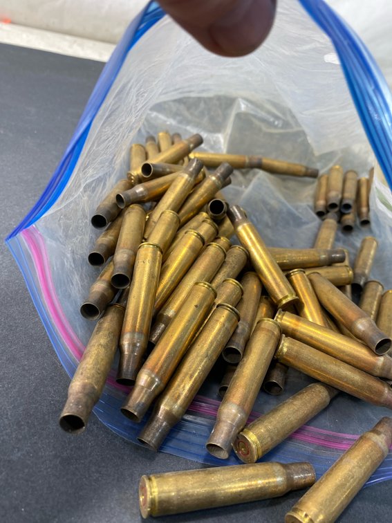 Brass Rifle Cartridge Casings