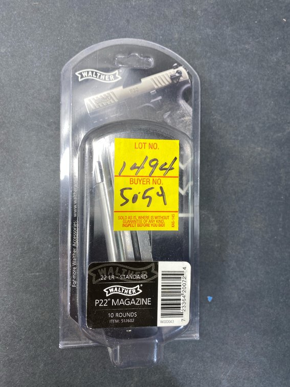 Walther P22 .22 LR 10-Round Magazine