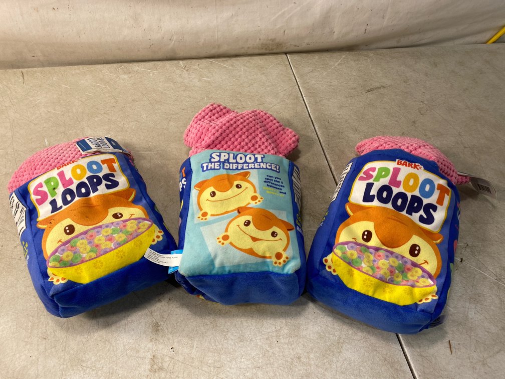 BARK Sploot Loops Plush Dog Toy