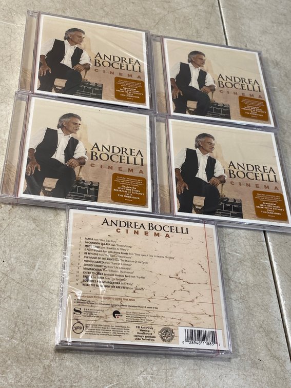 Andrea Bocelli Cinema Audio CD
