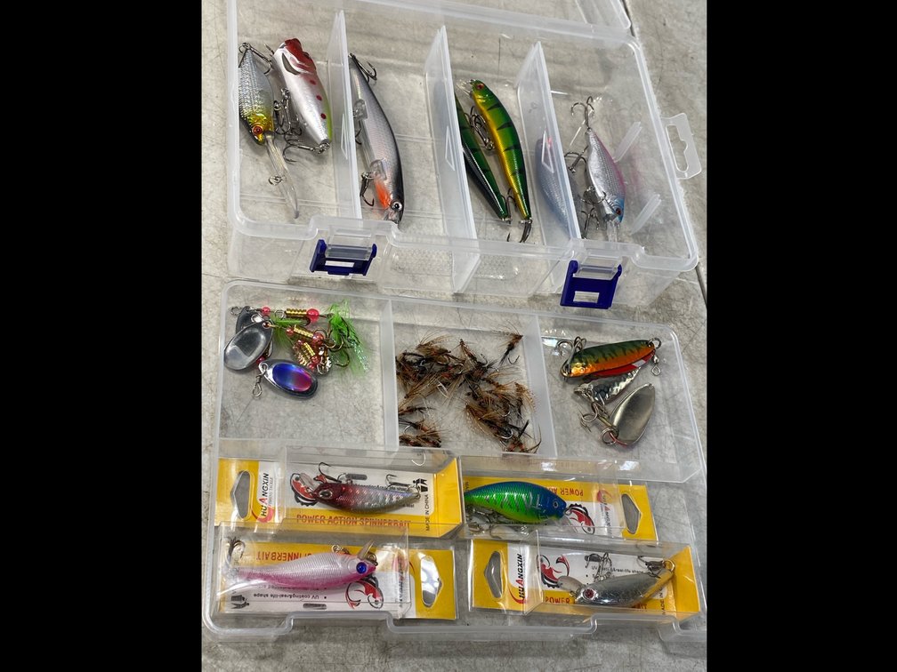 Fishing Tackle Box and Lure