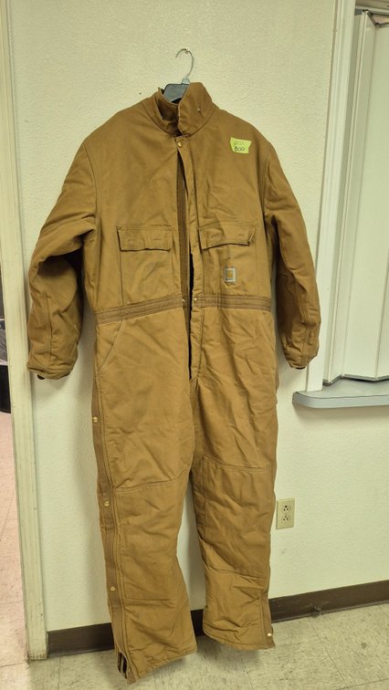 Carhartt Canvas Insulated Coverall, Size 50 Regular