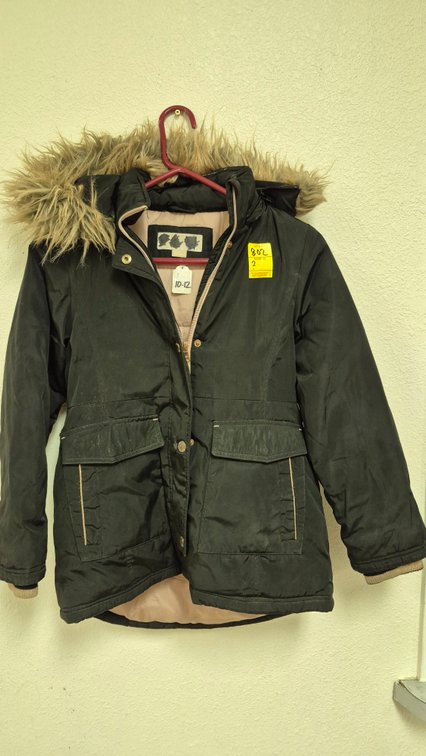 MICHAEL Michael Kors Hooded Winter Jacket, Size 10/12
