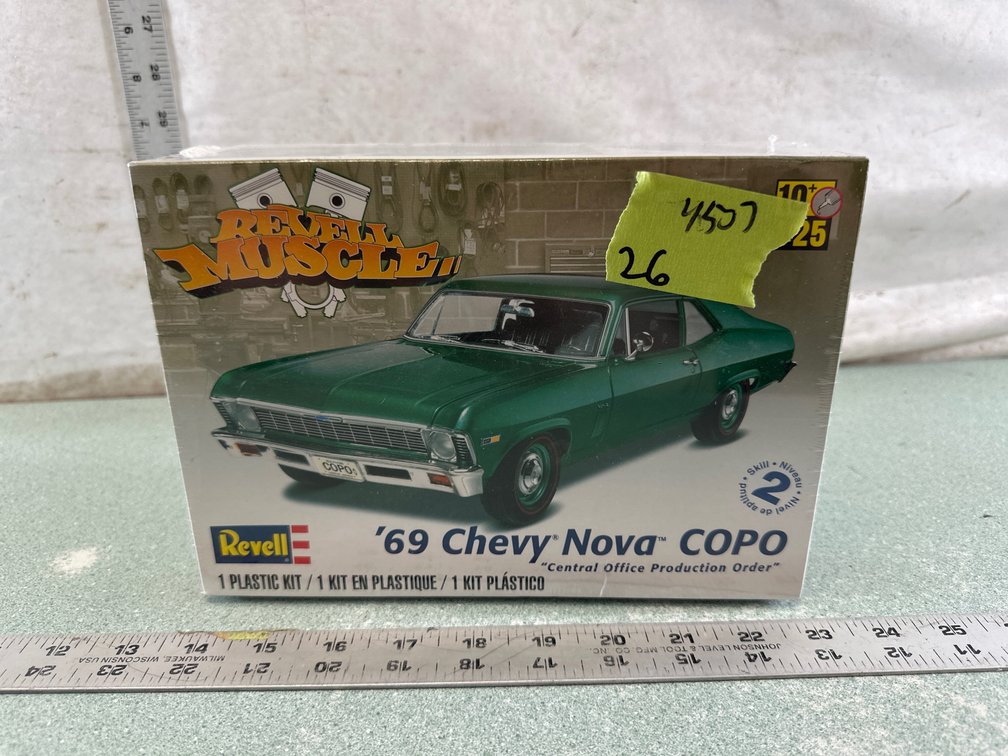 Revell '69 Chevy Nova COPO 1:25 Scale Model Kit