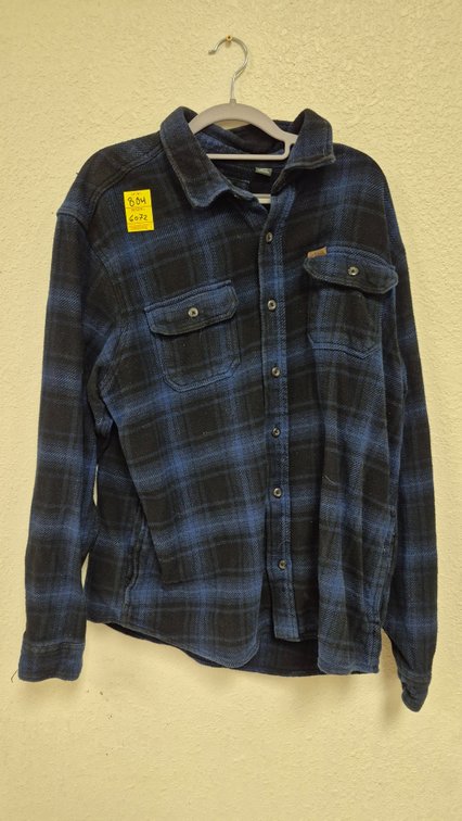 Orvis Plaid Flannel Shirt Jacket, Size XL