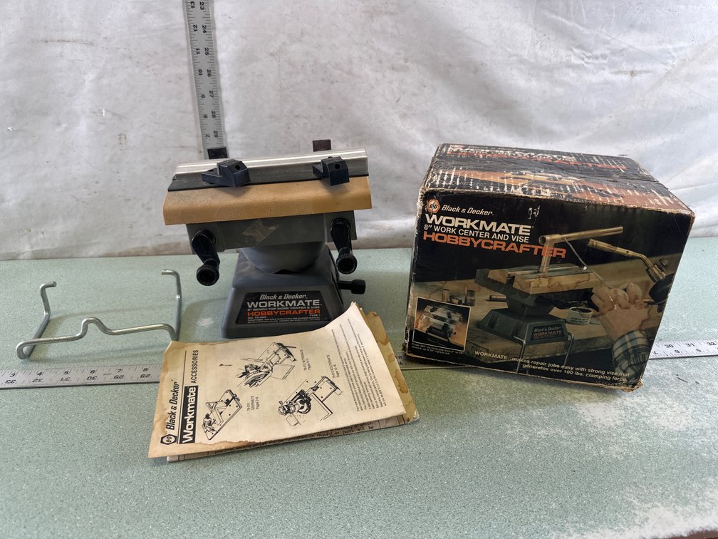 Black & Decker Workmate Hobbycrafter 8" Bench Top Work Center & Vise