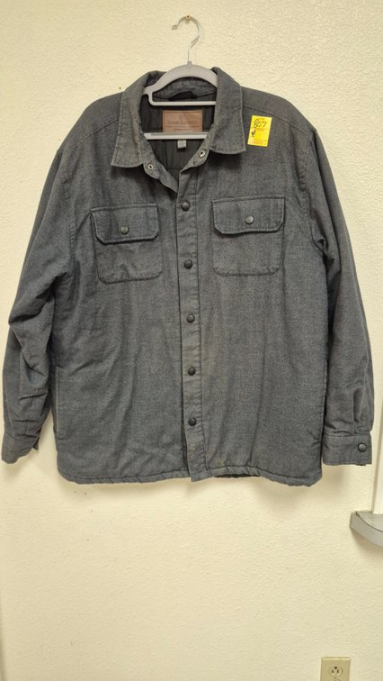 Rugged Elements Snap-Front Shirt Jacket, Size XL