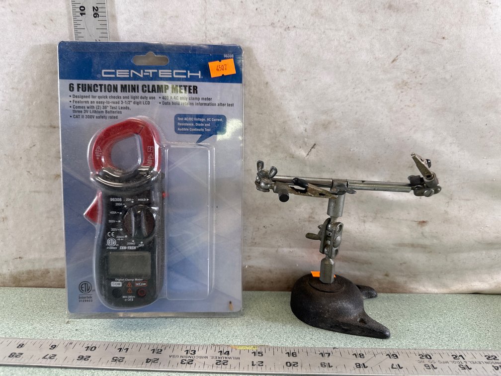 Digital Clamp Meter and Helping Hand Tool