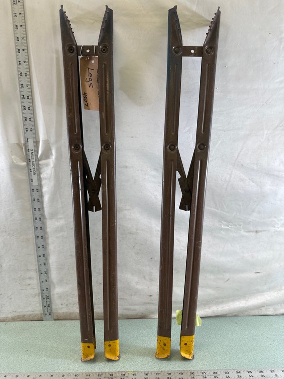 Folding Steel Sawhorse Leg Assembly