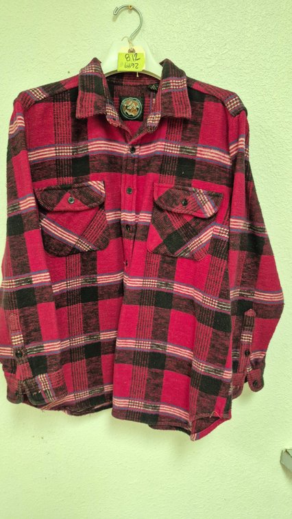 Mountain Crest Plaid Flannel Shirt, Size XL
