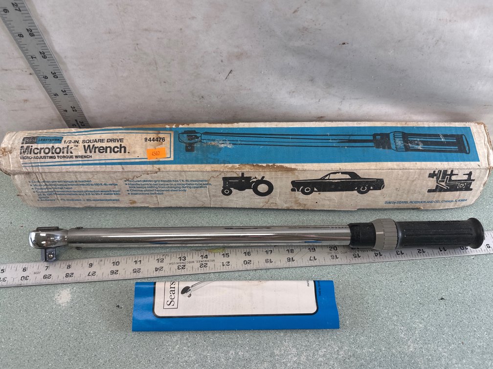 Sears Craftsman 1/2-In. Drive Microtork Torque Wrench