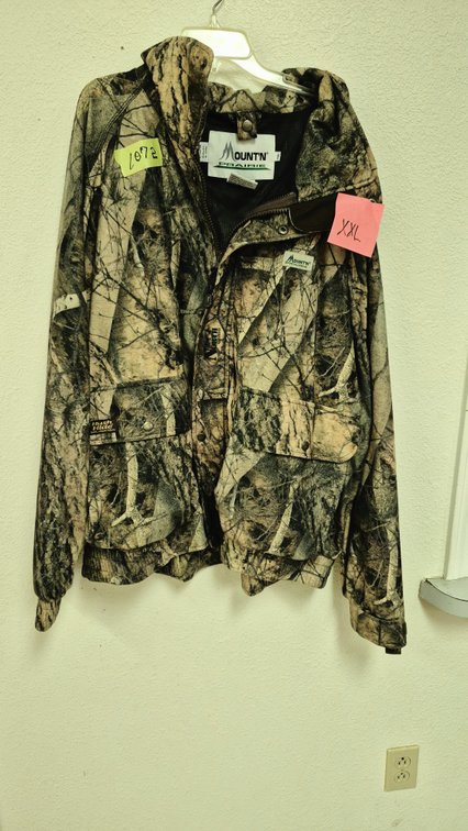 Mount'n Prairie Camouflage Hunting Jacket, Size XXL