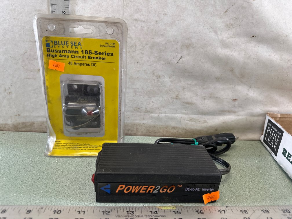 Circuit Breaker and DC-to-AC Power Inverter
