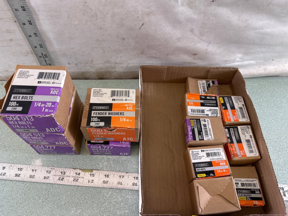 Everbilt Zinc and Stainless Steel Fasteners