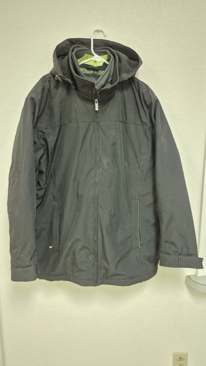 Weatherproof Hooded Winter Jacket, Size XL