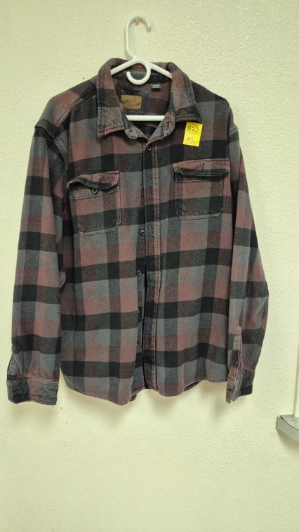 Men's 2XL Plaid Flannel Shirt