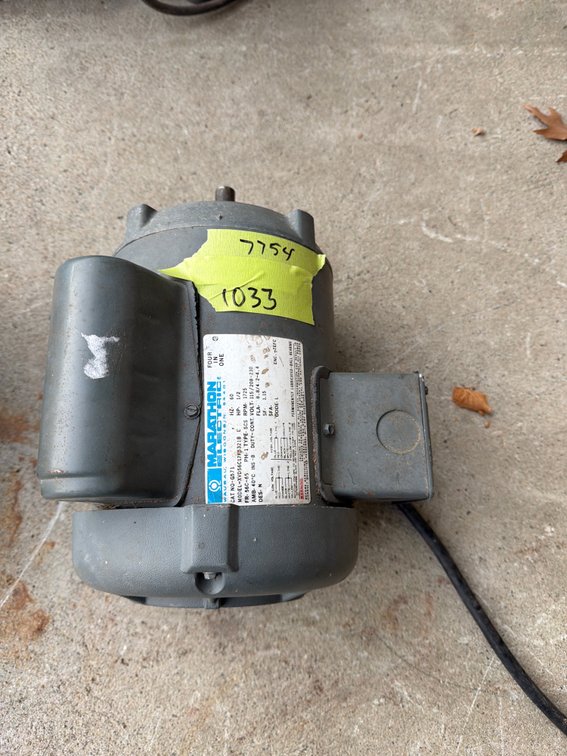 Marathon Electric 1/2 HP Electric Motor