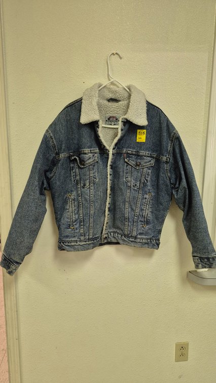 Levi's Sherpa-Lined Denim Trucker Jacket, Size L