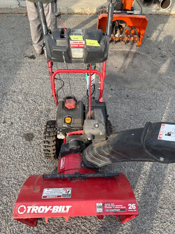 Troy-Bilt Storm 2660 26 In. Two-Stage Snow Blower
