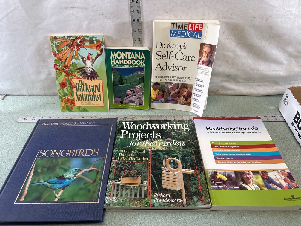 Nature, Health, and Reference Books