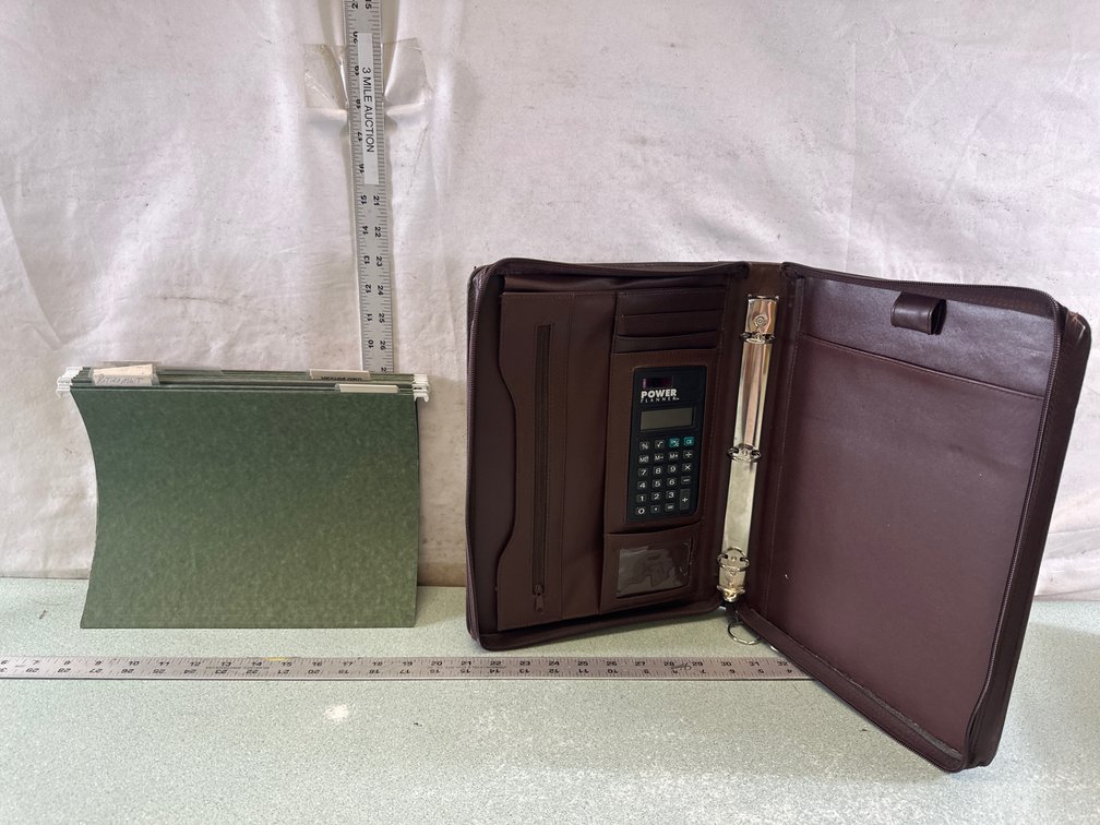 Zippered 3-Ring Portfolio Binder and Hanging File Folder