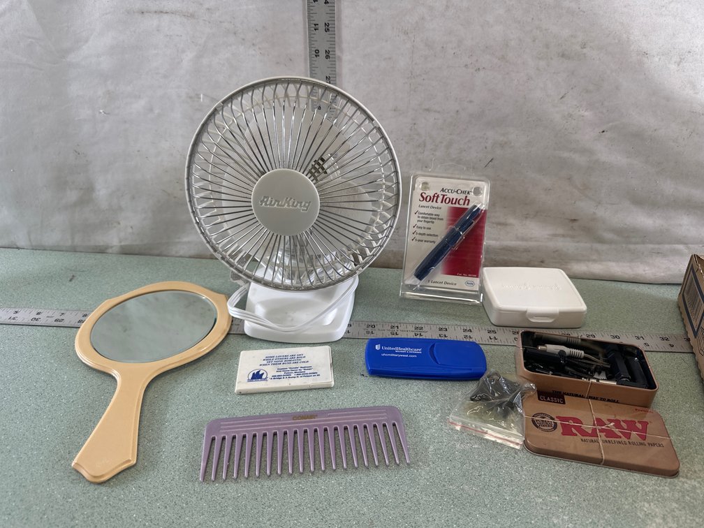 Desk Fan, Lancet Device, and More