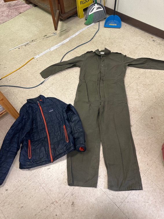 Quilted Jacket and Utility Coveralls
