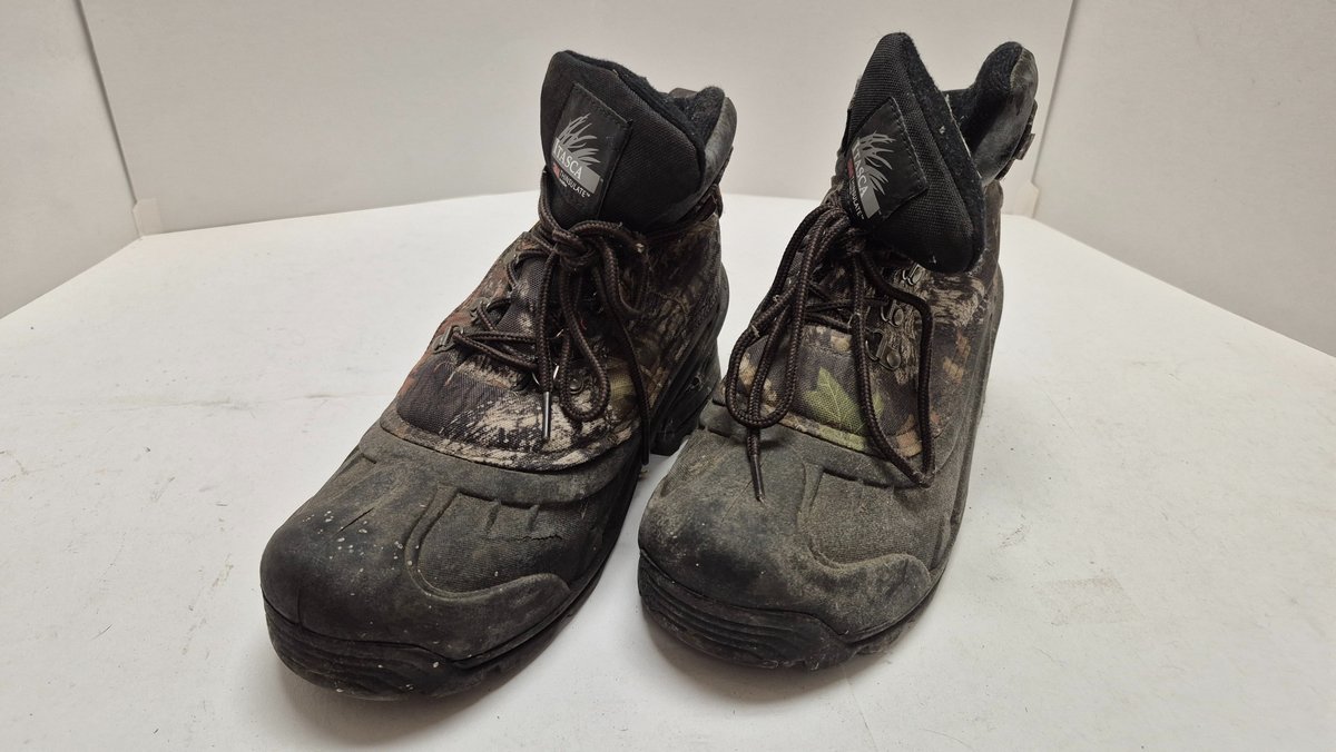 Camouflage Winter Boots, Size 9