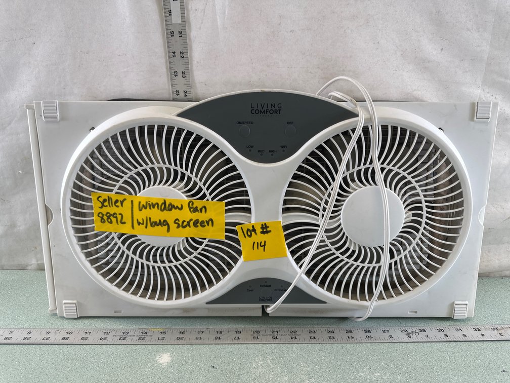 Living Comfort Twin Window Fan