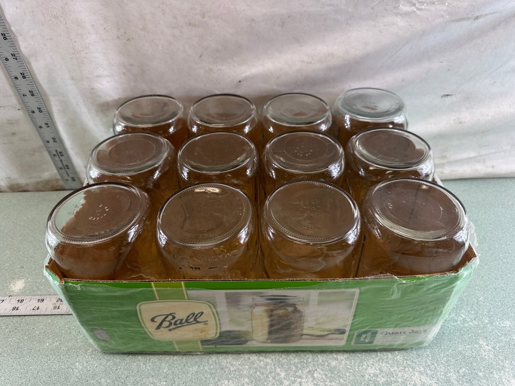 Wide Mouth Glass Canning Jars