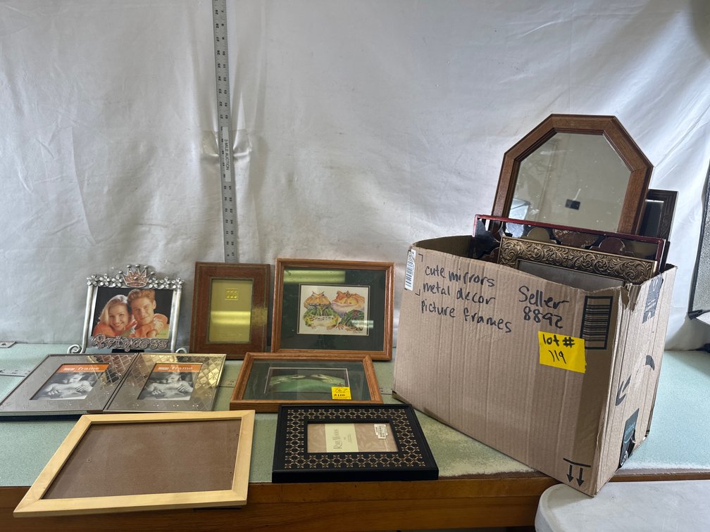 Picture Frame, Mirror, and Photo Album Group