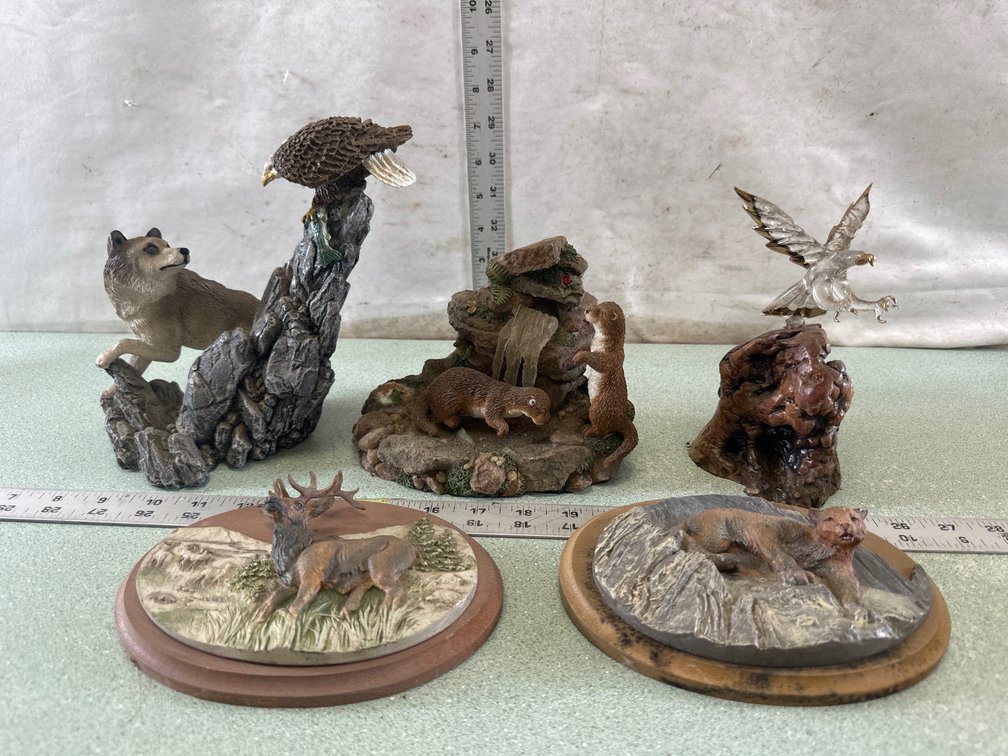 Wildlife Figurines and Relief Plaques