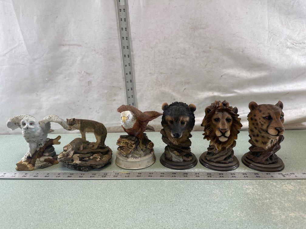 Wildlife Figurine and Bust Collection