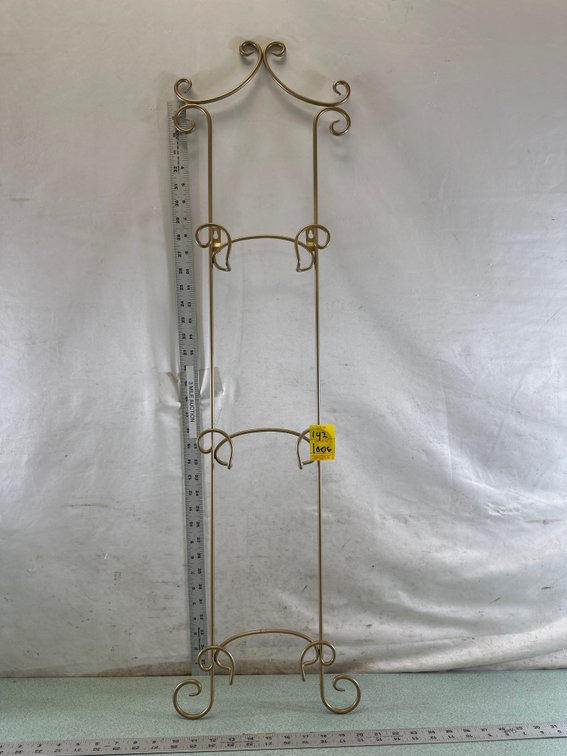 Gold-Tone Metal Wire Display Rack