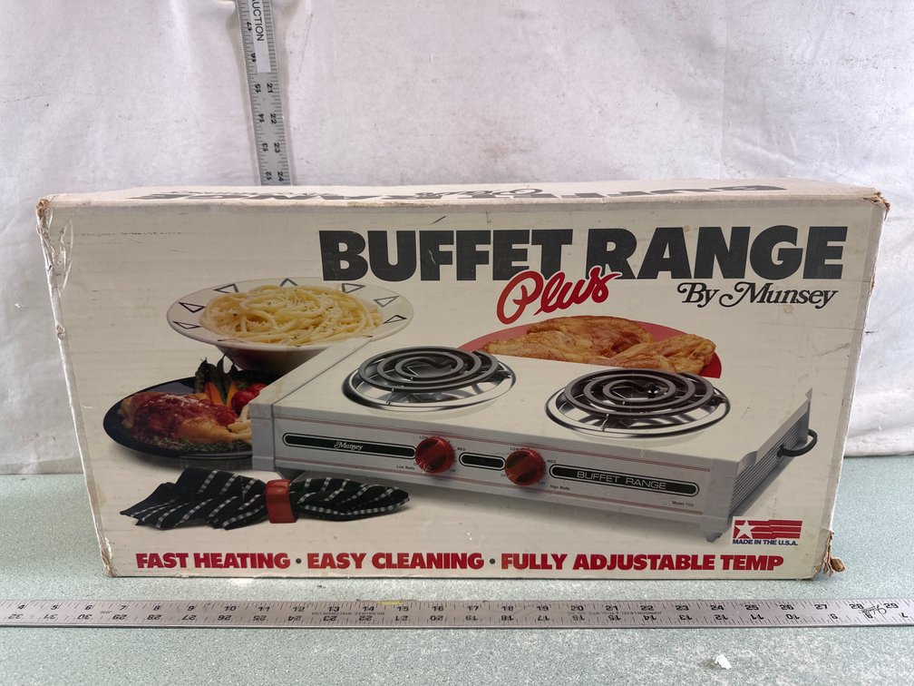 Munsey Model 702 Two-Burner Electric Buffet Range
