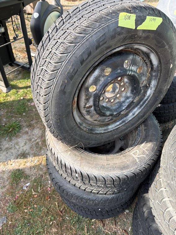 Winter Tire and Steel Wheel