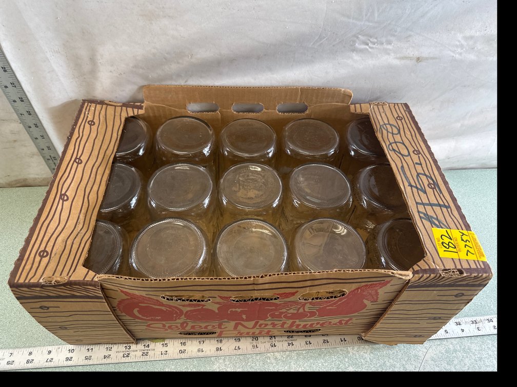 Clear Glass Canning Jars