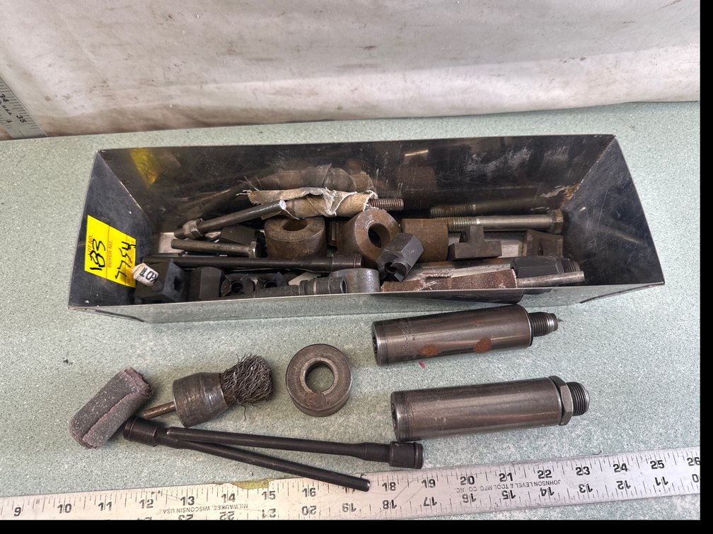 Machining Hardware and Tooling with Metal Tray