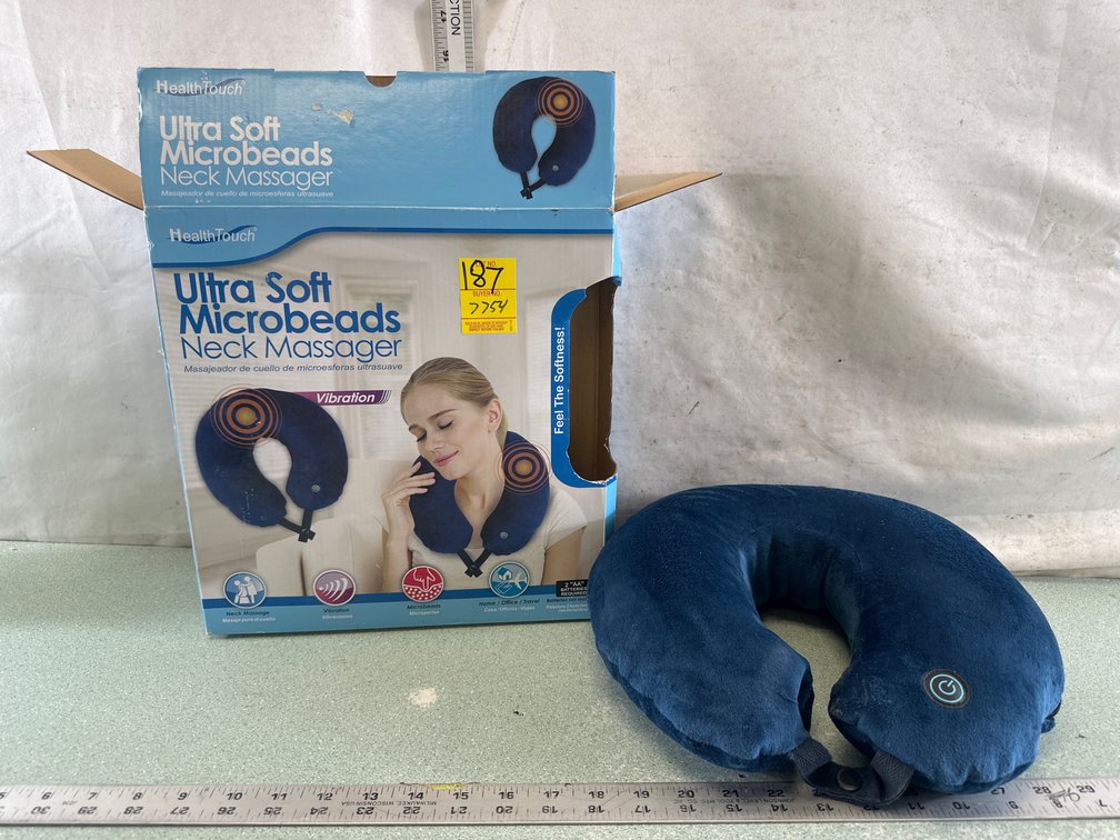 HealthTouch Ultra Soft Microbeads Neck Massager