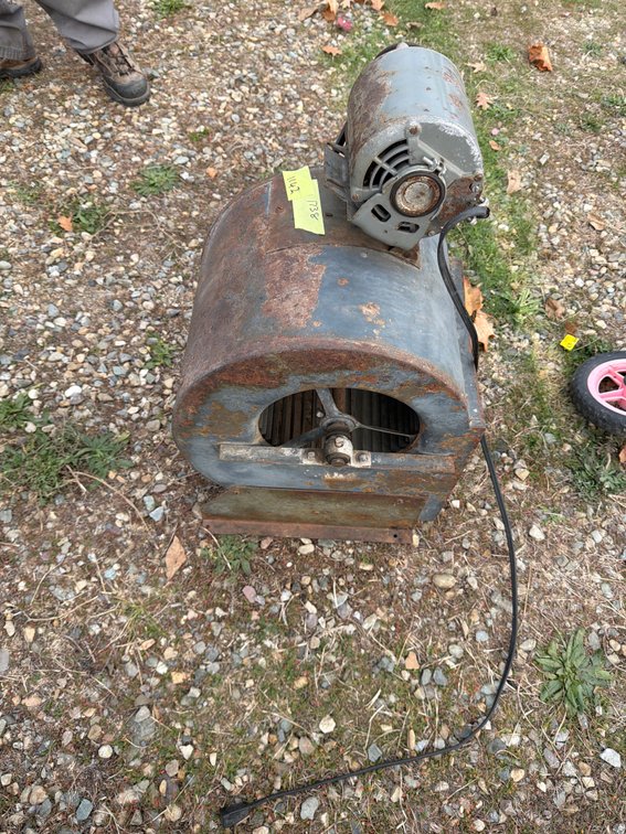 Electric Belt-Driven Squirrel Cage Blower