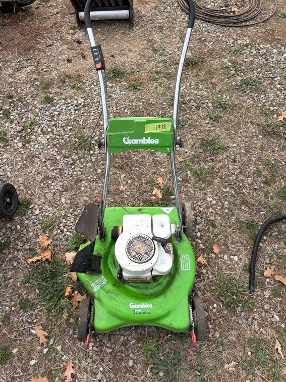 Gambles 20 in Push Lawn Mower with Briggs & Stratton 3.5 HP Engine
