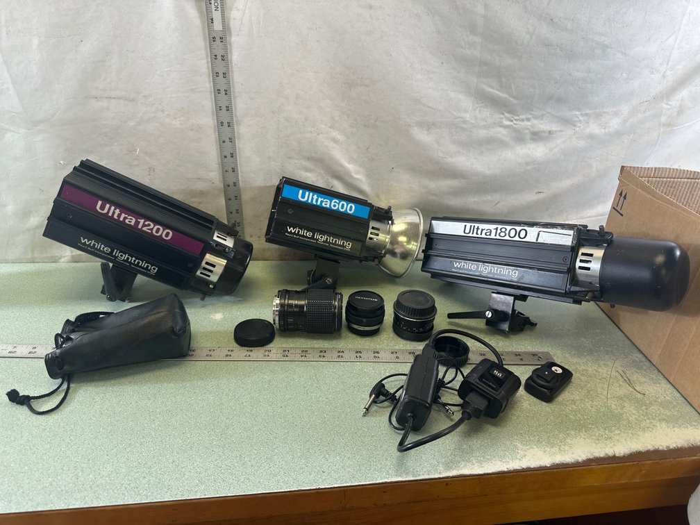 Studio Flash Lighting and Photography Equipment