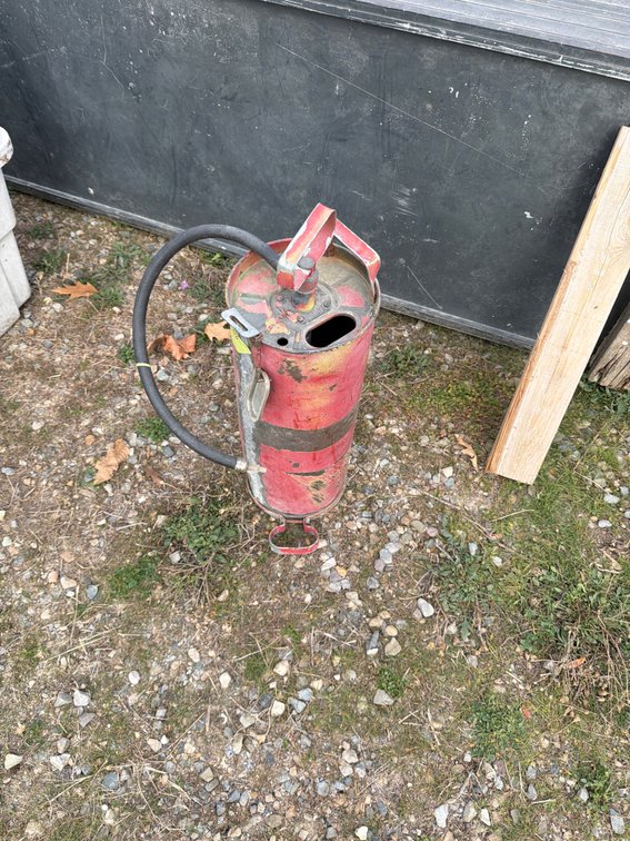 Manual Pump Fire Extinguisher Tank