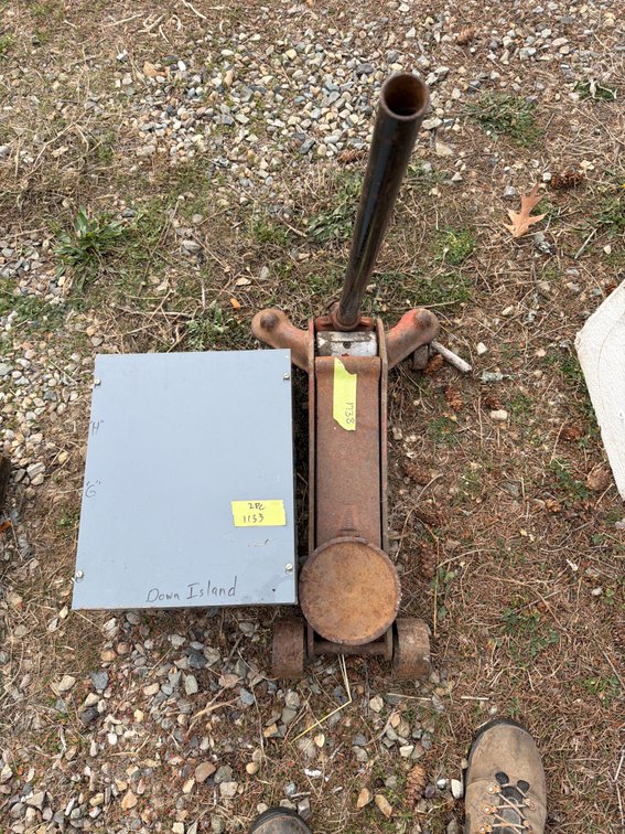 Hydraulic Floor Jack and Electrical Enclosure Box