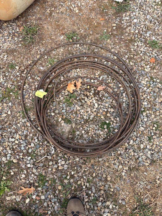 Heavy-Gauge Coiled Steel Rod