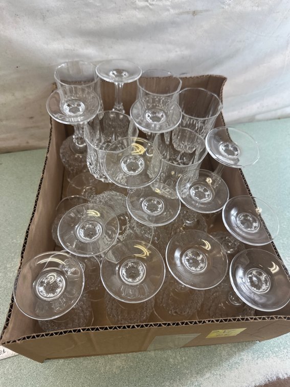 Cut Glass Stemware