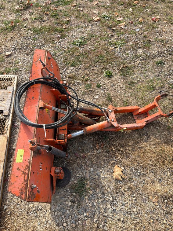 Hydraulic Snow Plow Blade Attachment