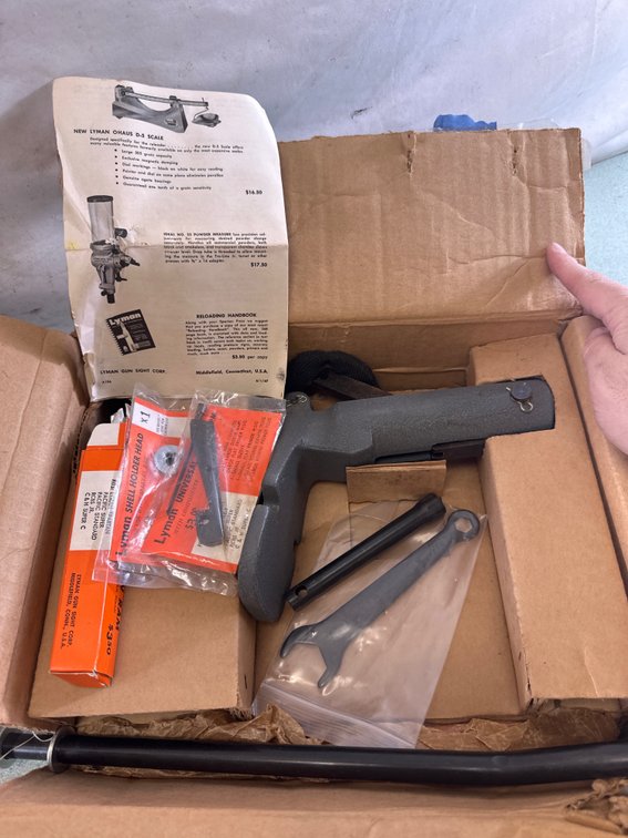 Lyman Spartan Reloading Press with Box