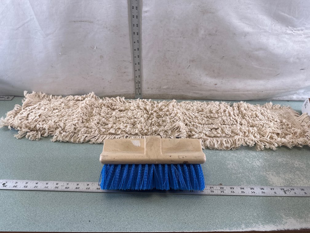 Scrub Brush Head and Dust Mop Head